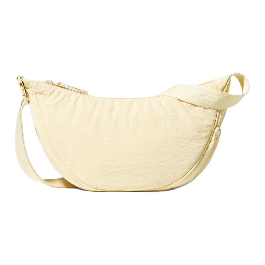 UNIQLO Nylon Crossbody Bag, Shoulder Bag Mini Unisex Yellow