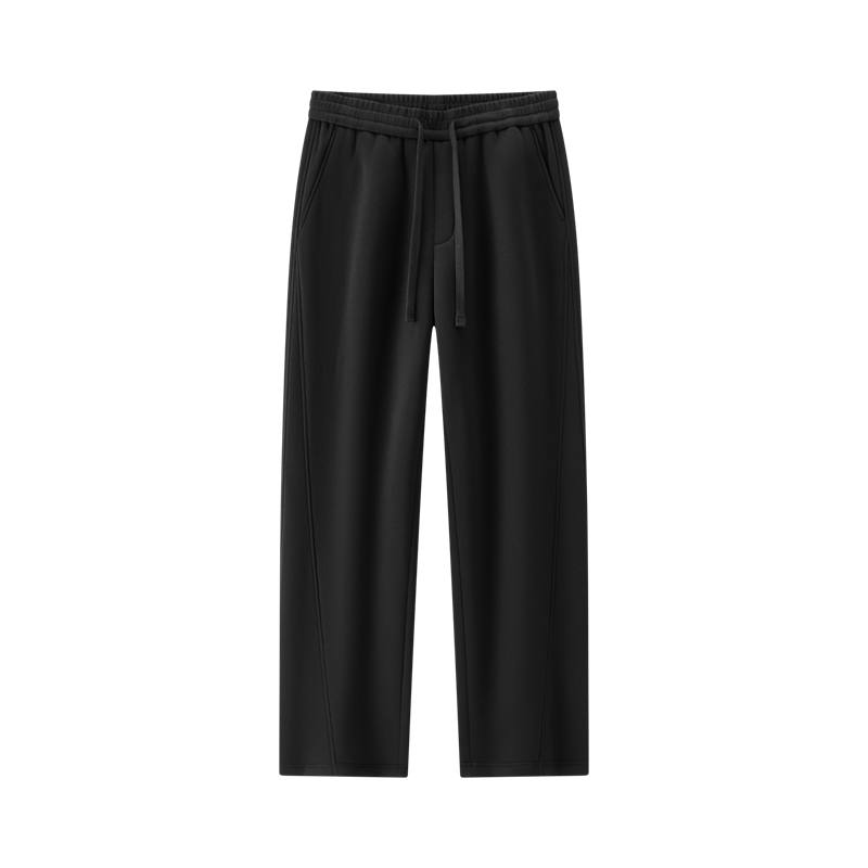 Semir Casual Pants Unisex Thickened And Fleece Lined Straight Fit Pants
