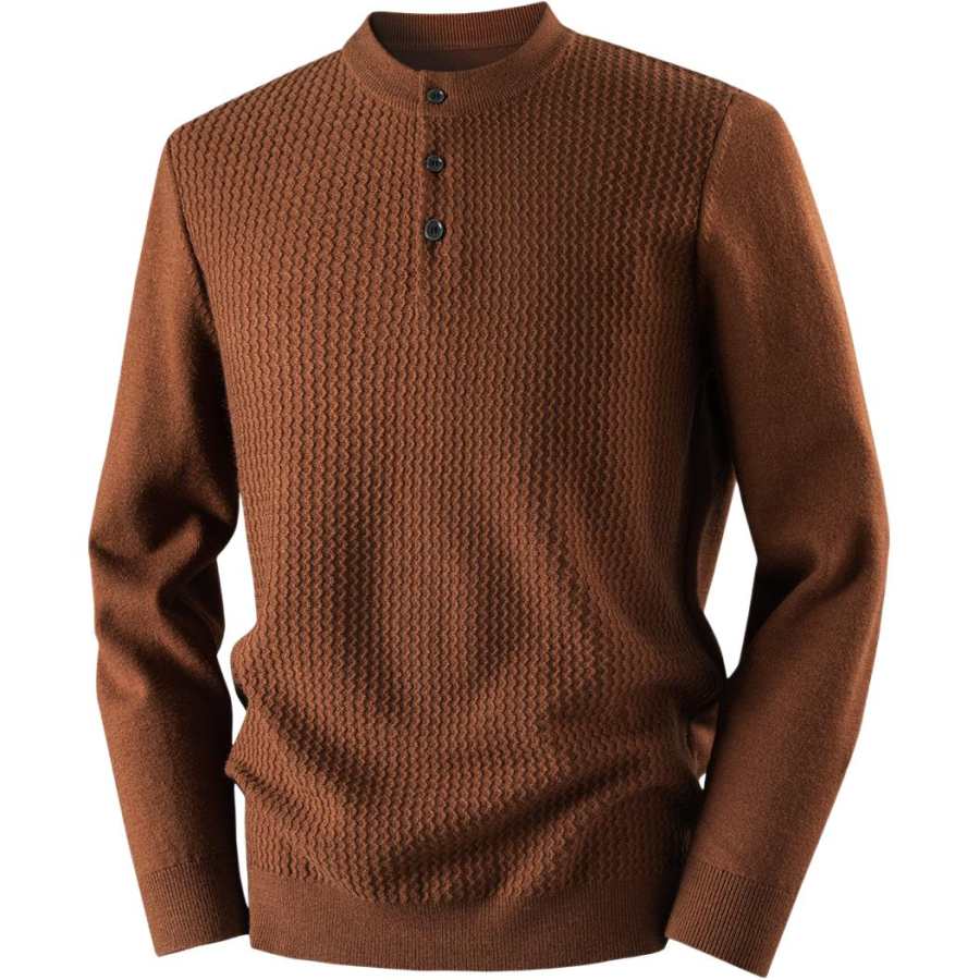 Hodo Hodo Sweaters Men's Crew Neck Thickened Other