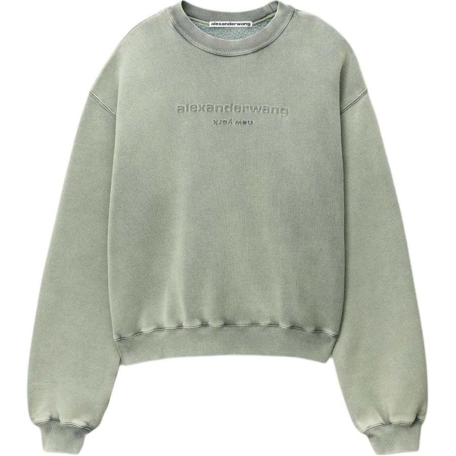 Alexander Wang Alexander Wang Logo-embossed Cotton Shirt
