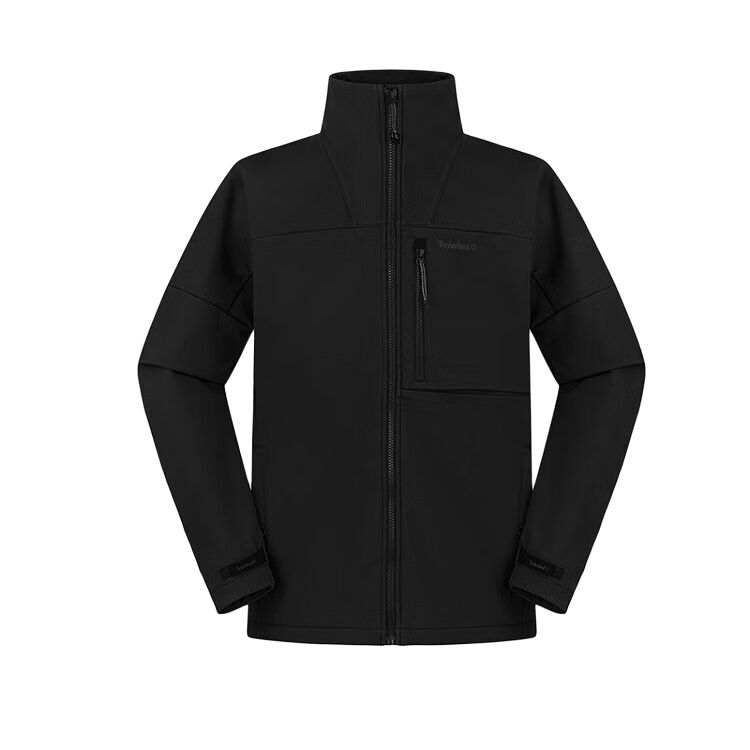 Timberland Timberland Jackets Men's Black Stand Collar Moderate Soft Shell