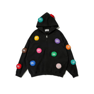 SQQZ Project Hooded Open Front Sweatshirt Unisex