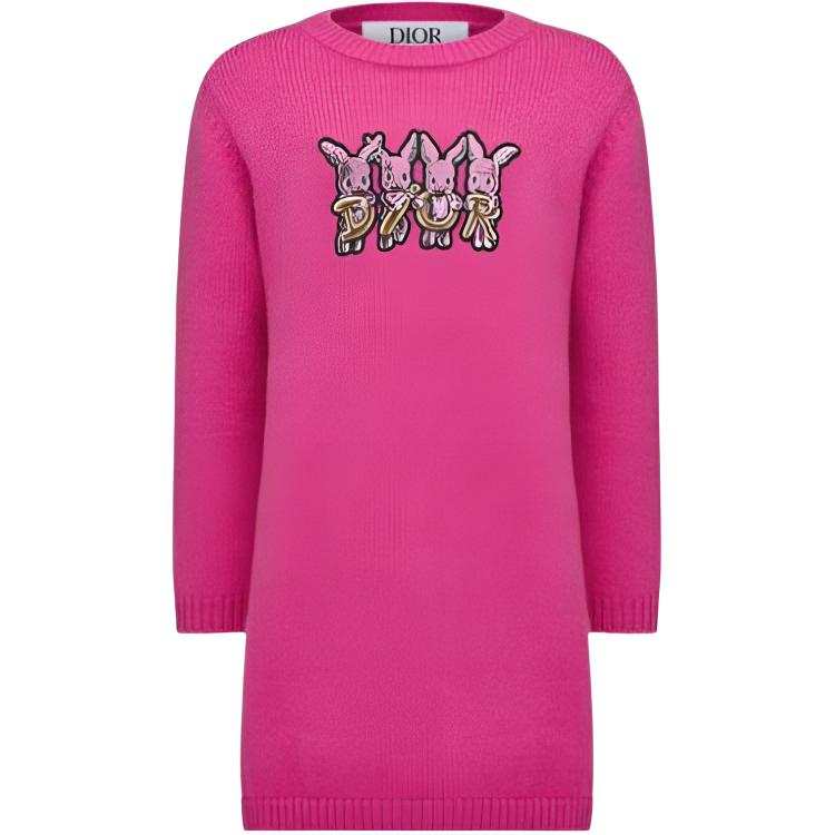 DIOR DIOR Kids Dresses Crew Neck Moderate Short