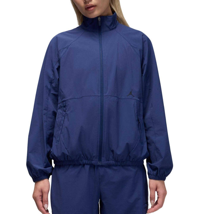 Jordan Jordan Jackets Women's Marine Blue Stand Collar Moderate Other