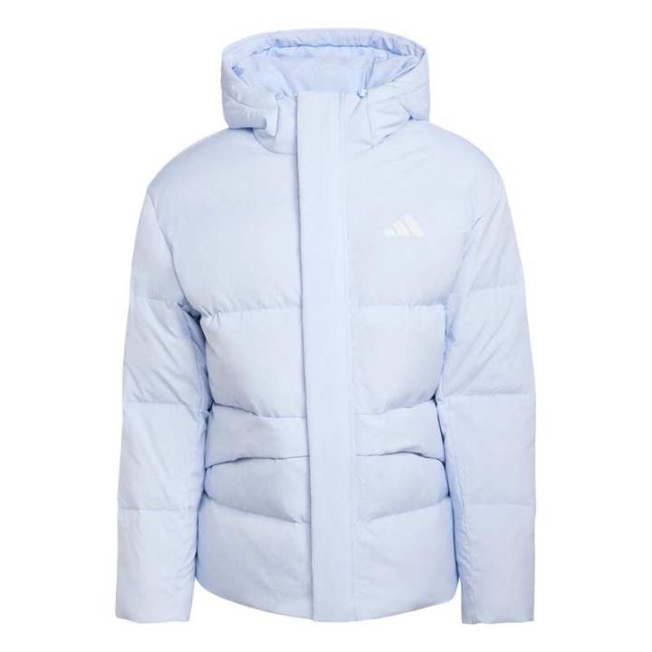 Adidas Adidas Down Jackets Unisex Blue Hooded Moderate Down Jacket