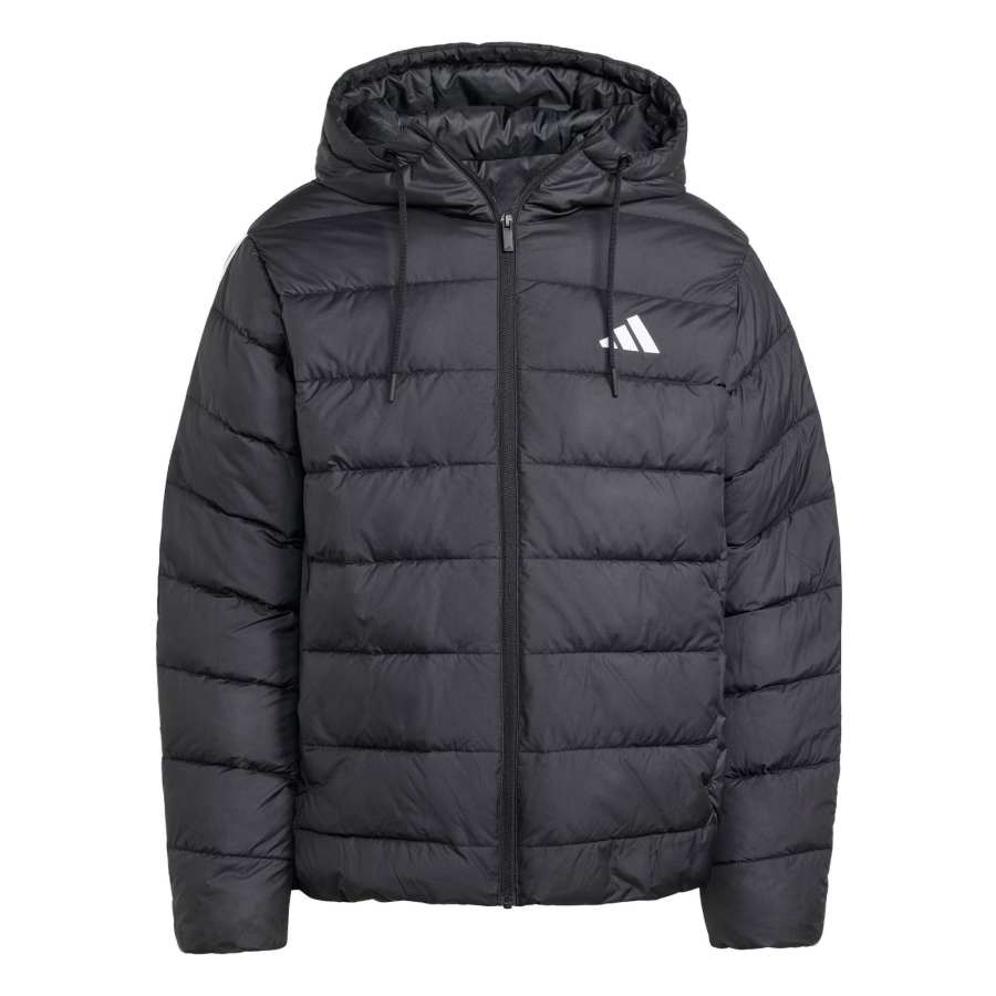 Adidas Adidas hooded stripe-detail padded jacket