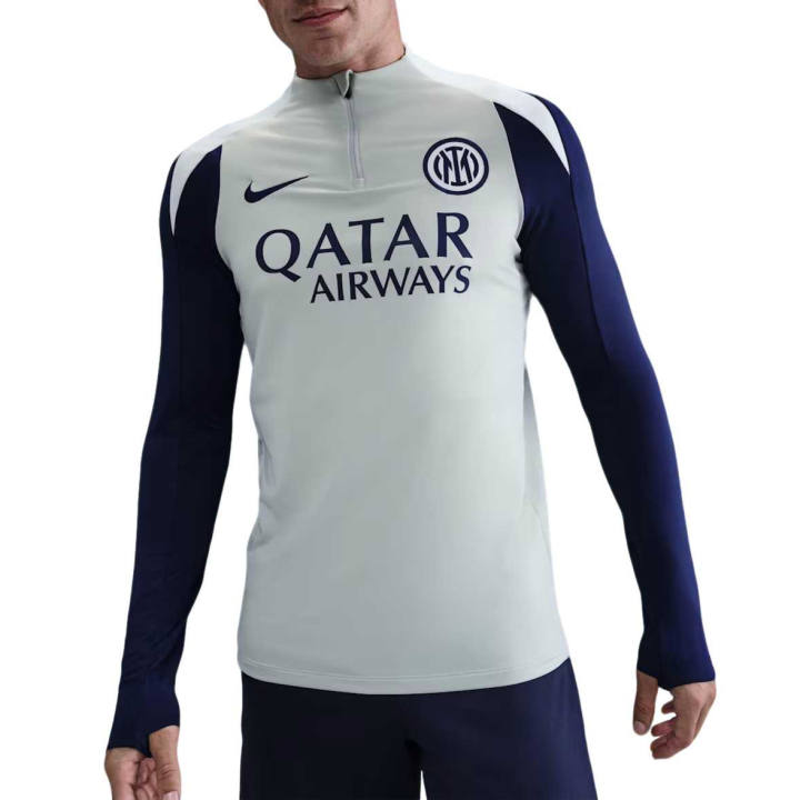 Nike Nike International Beige Blue Soccer Jersey Men's