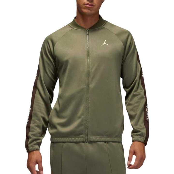 Jordan Jordan ESSENTIALS Jackets Men's Medium Olive/Baroque Brown/Canvas Baseball Collar Moderate Other