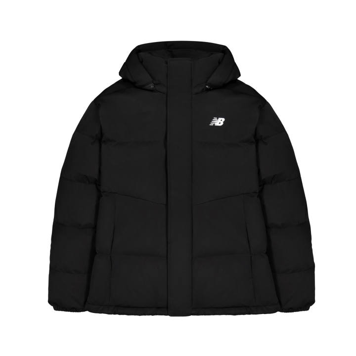 New Balance New Balance Down Jackets Unisex Black Detachable Hood Moderate