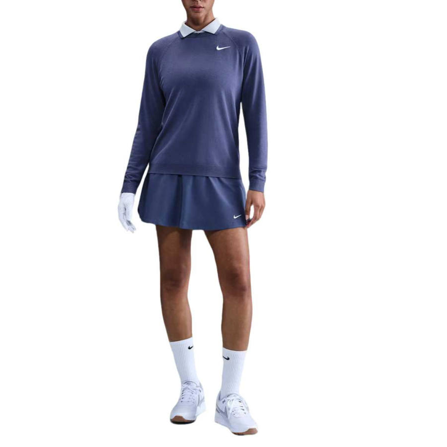 Nike Nike Golf Clothing Women's Sanded Purple/White Crew Neck Moderate