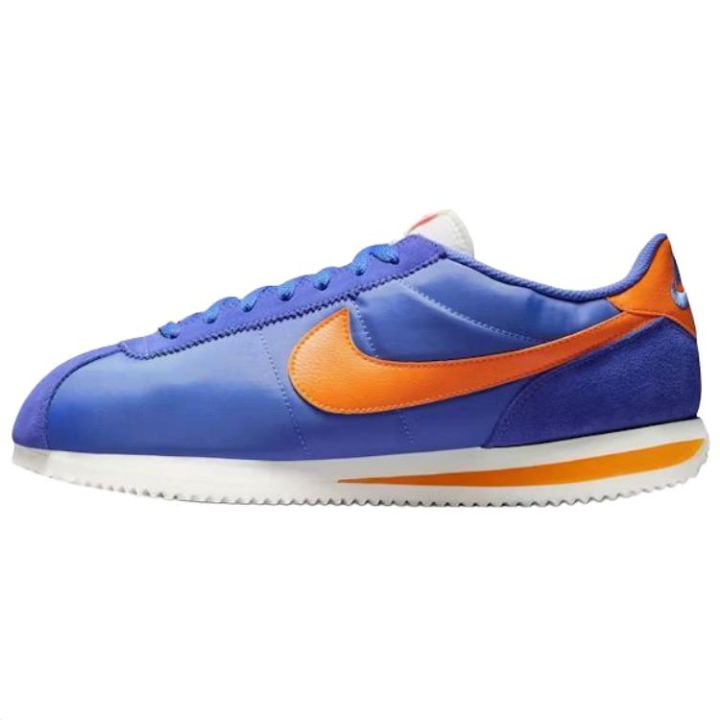 Nike Nike Cortez Textile Casual Shoes Unisex Blue Orange