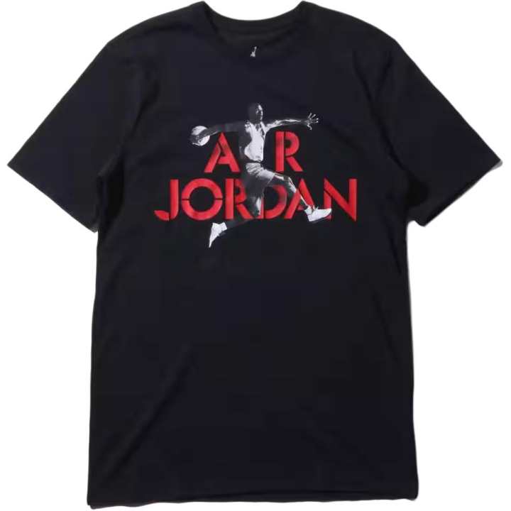 Jordan Jordan T Shirts Men's Black Crew Neck