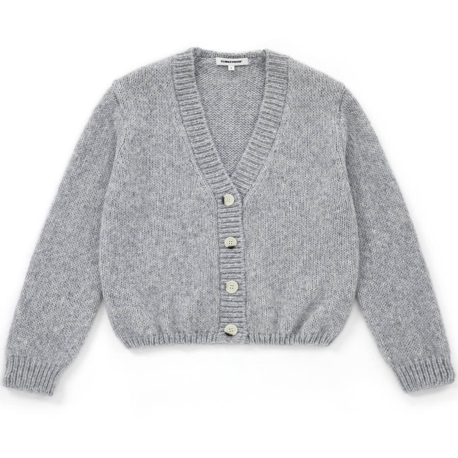 CLIMAX VISION Knitwear Women's V Neck Moderate Cardigan