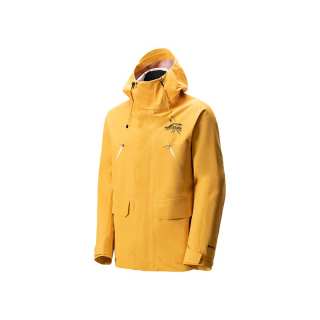 Ecco Windbreaker Jackets Men's Orange Yellow Hooded Moderate