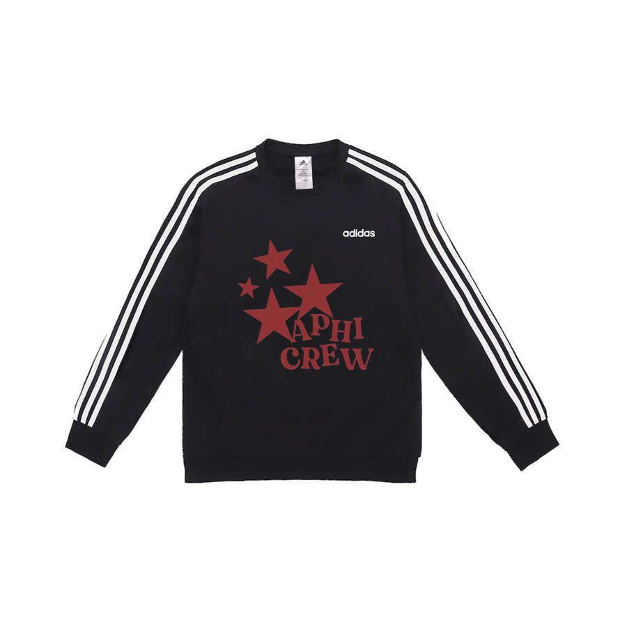 Adidas Adidas Sweatshirts Men's Black Crew Neck Moderate