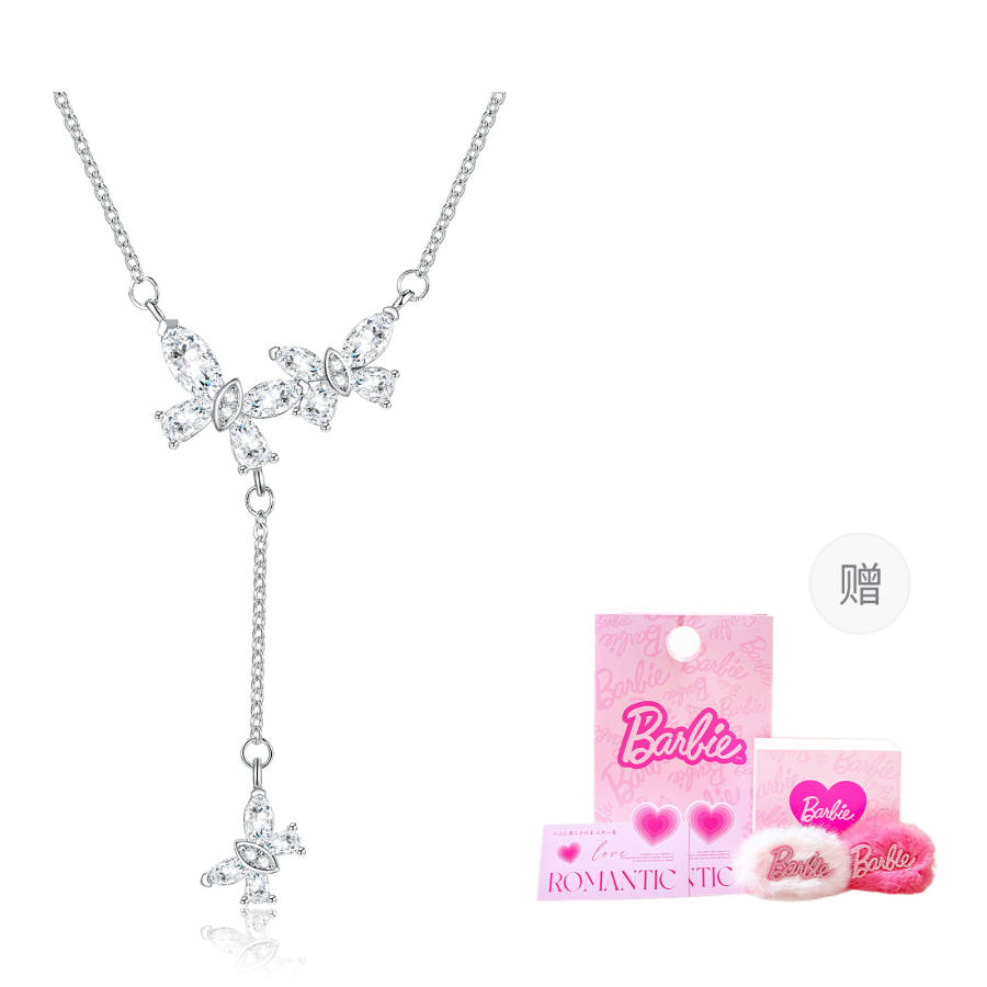 Barbie Artificial Clear Quartz Necklaces Women's