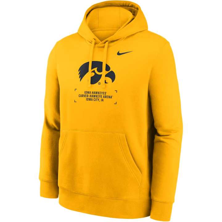 Nike Nike Iowa Club Basketball 2-Hit Men's Nike College Pullover Hoodie