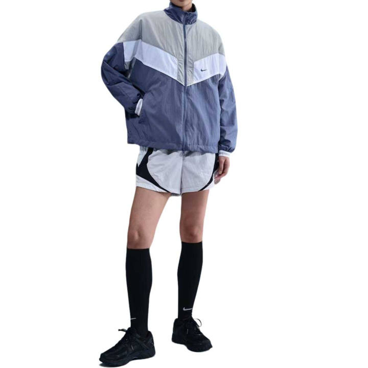 Nike Nike Sportswear Jackets Women's Slate Gray/Wolf Gray/Wolf Gray Stand Collar Moderate Other