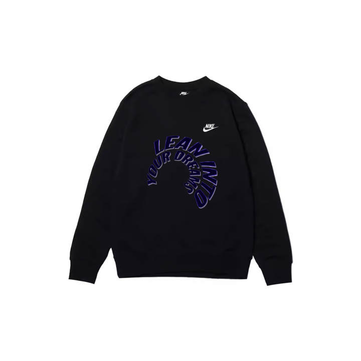 Nike Nike Sweatshirts Men's Black Crew Neck Moderate