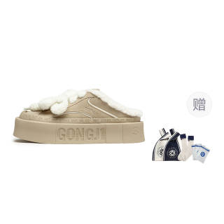 GONGJI Square Inch Vintage Trendy Thermal Maillard Style Fashion Thickened And Fleece Lined Versatile Fuzzy