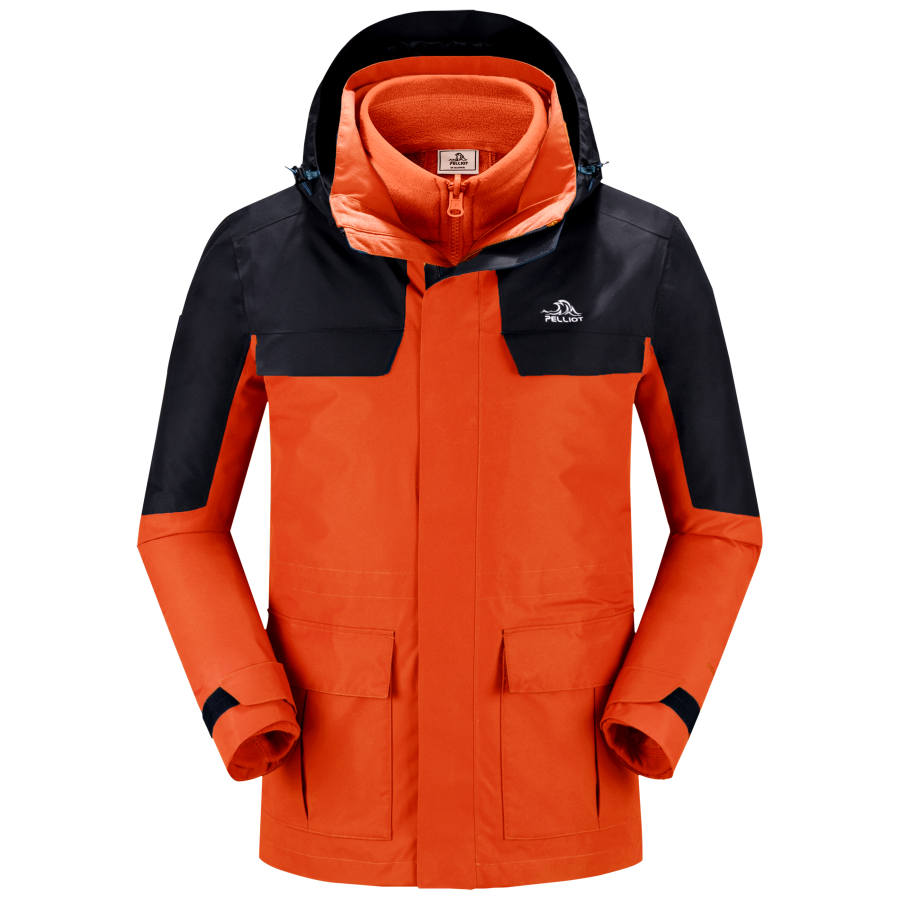 PELLIOT Waterproof, Breathable, Abrasion Resistant, Thermal, Water Repellent Windbreaker Jacket Men's