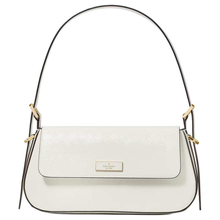 Kate Spade Artificial Leather Shoulder Bag Small Women's Milk White