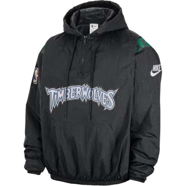 Nike Nike Minnesota Timberwolves Hardwood Classics Men's Nike Therma-FIT Nba 1/2-Zip Hoodie