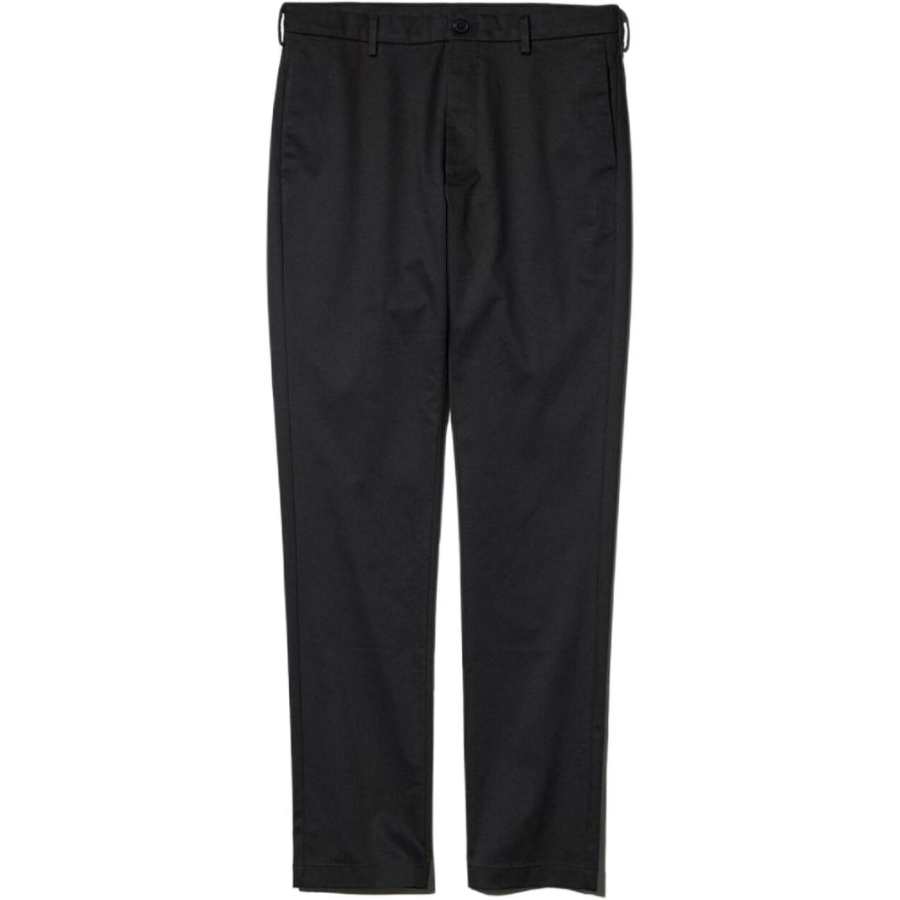 UNIQLO Casual Pants Men's Black Moderate Straight Fit Pants