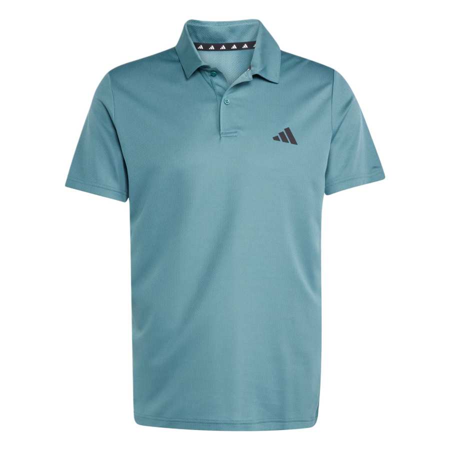 Adidas Adidas Clothing Polo Shirts Men's Blue Polo Collar Moderate Straight Fit