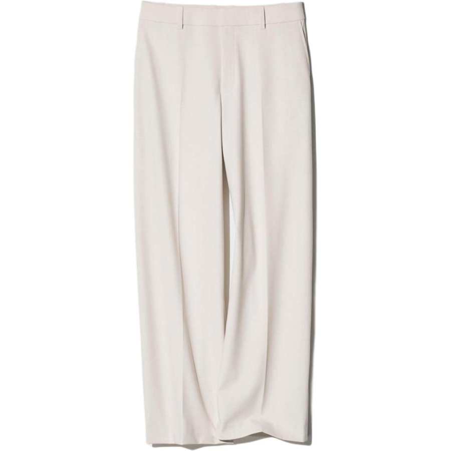 UNIQLO Suit Pants Women's Light Beige Moderate Wide Leg Pants