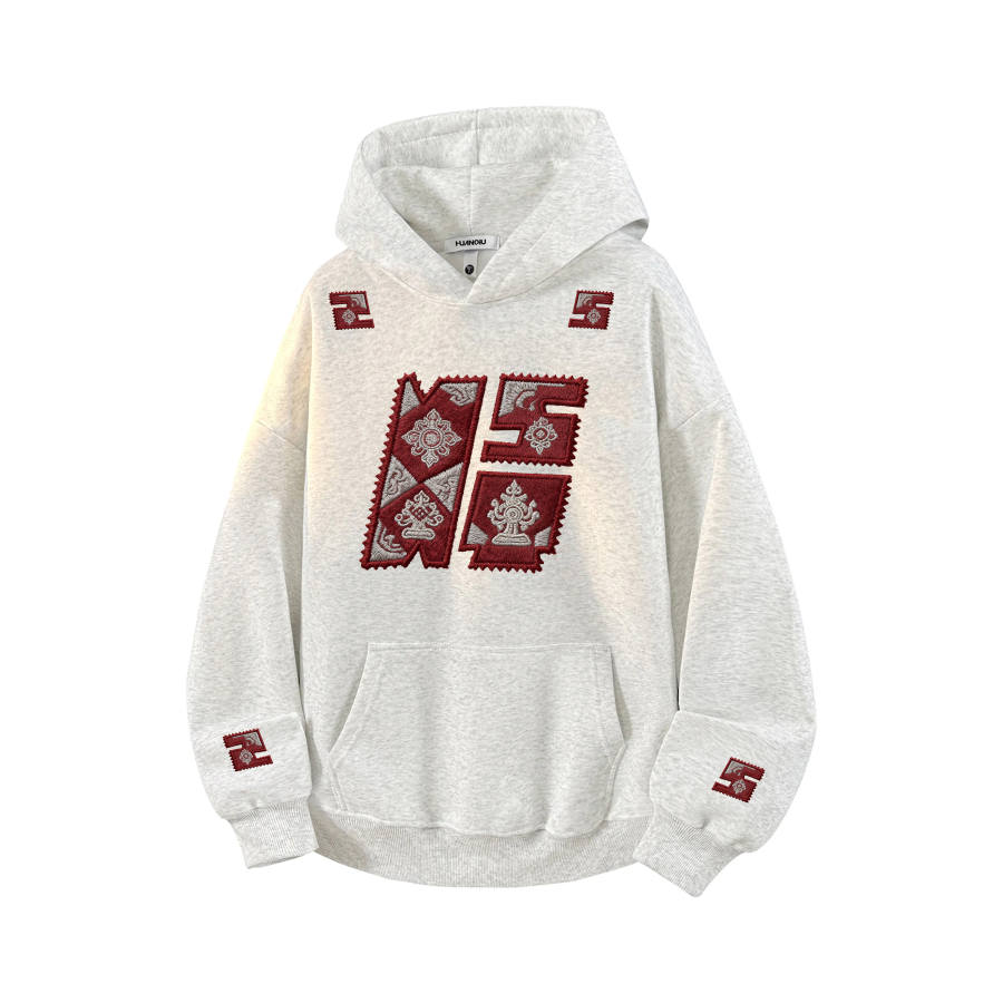 HUANQIU Sweatshirts Unisex Hooded Moderate Heavyweight