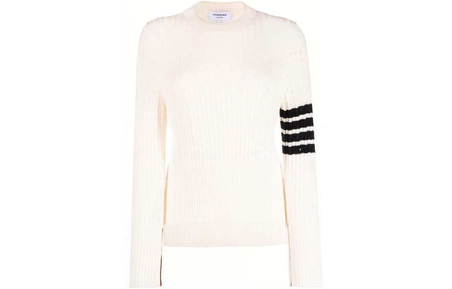 THOM BROWNE THOM BROWNE 4 Bar Crewneck Jumper