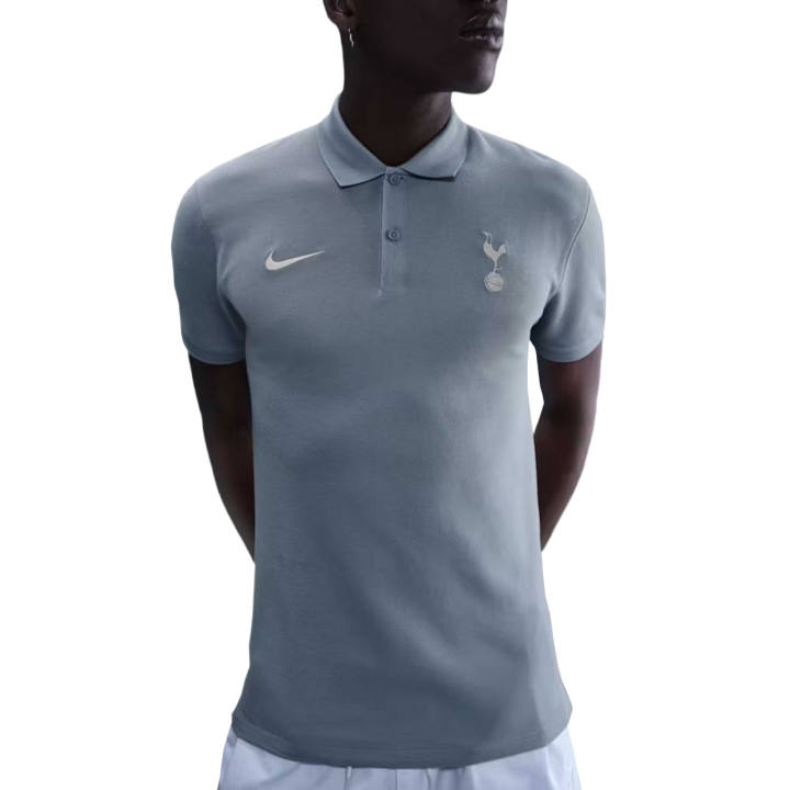 Nike Nike Polo Shirts Men's Gray Slate/Light Iron Ore Polo Collar Moderate Straight Fit