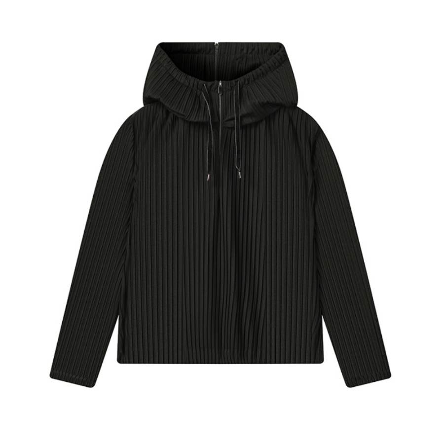 FILA Sweatshirts Women's Jet Black Hooded Moderate Regular