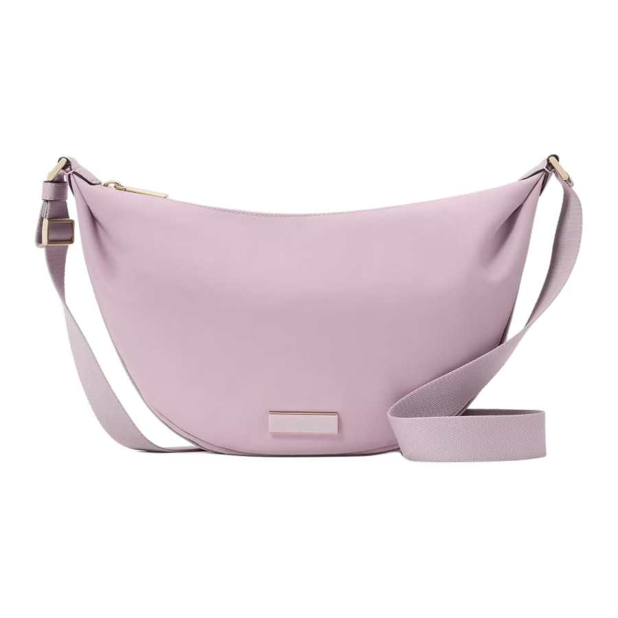 Kate Spade Nylon Shoulder Bag, Crossbody Bag Medium Women's Lavender Gray