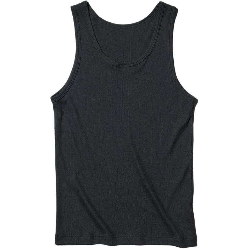 UNIQLO Tank Tops Men's Black Crew Neck Moderate Other