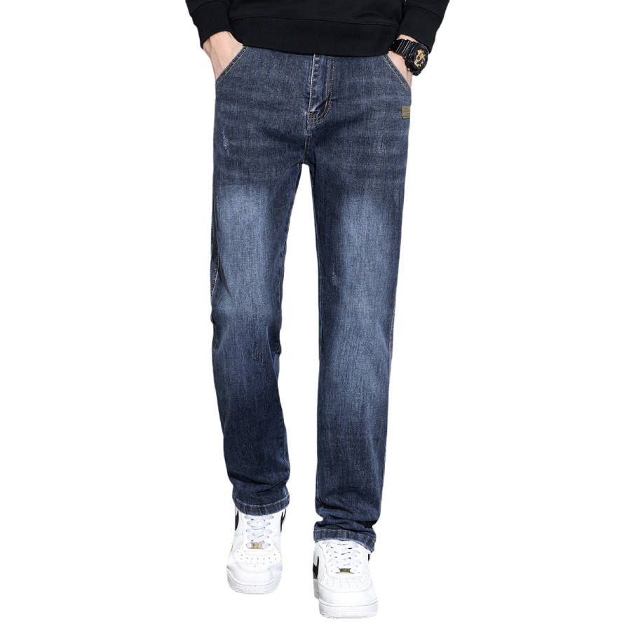 BALENO Jeans Men's Blue Gray Moderate Straight Fit Pants