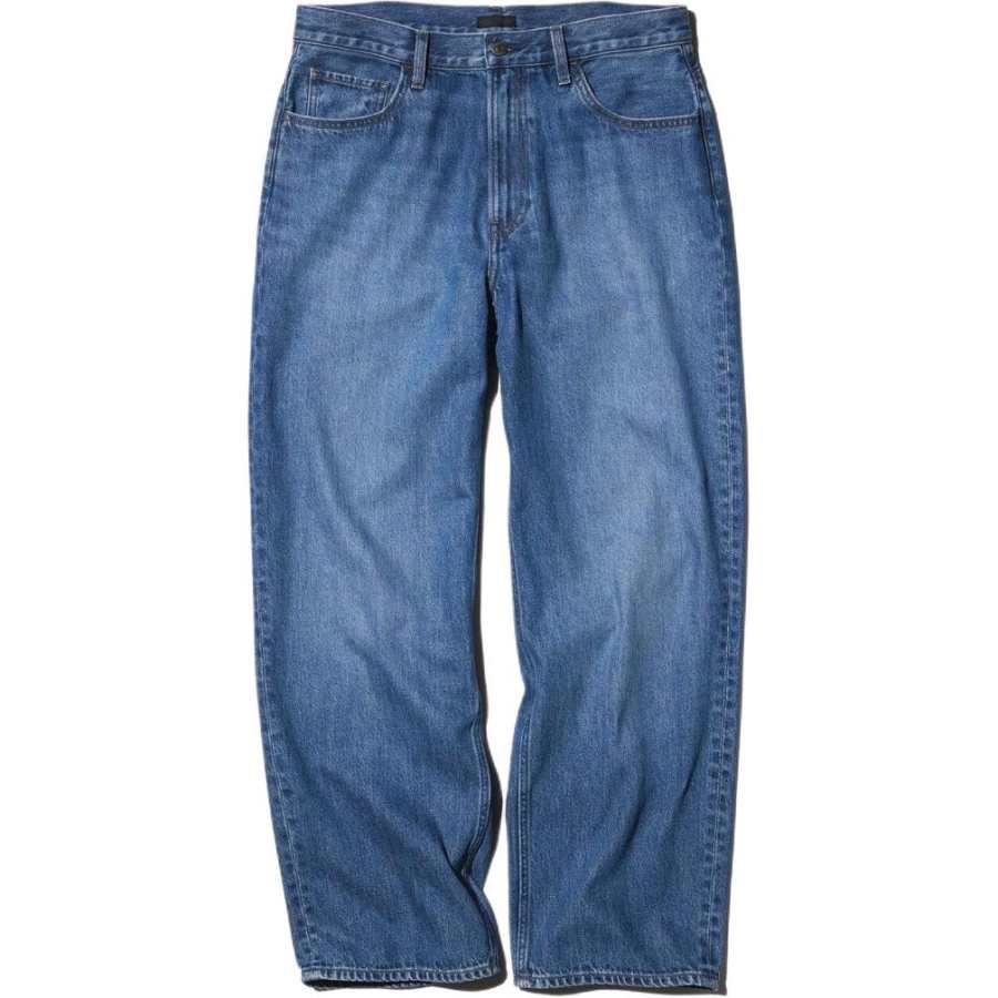 UNIQLO Jeans Unisex Blue Moderate Straight Fit Pants