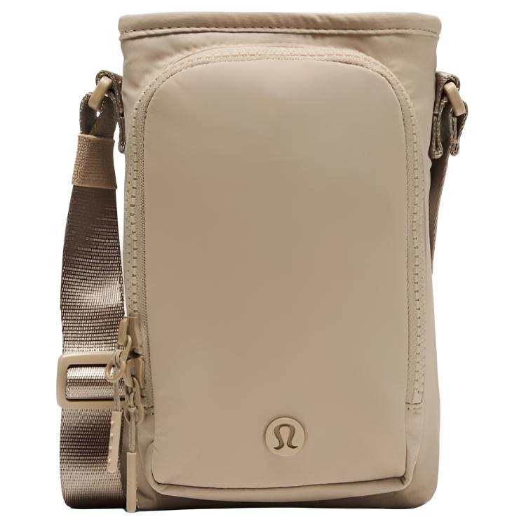 Lululemon Nylon Crossbody Bags Unisex Oak Brown