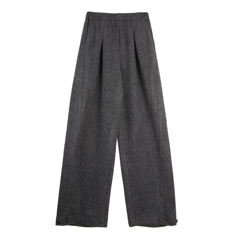 ELLE Casual Pants Women's Thickened Straight Fit Pants