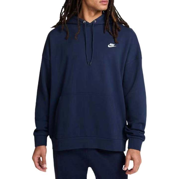 Nike Nike Club Sweatshirts Men's Black/Black/White Hooded Moderate Regular