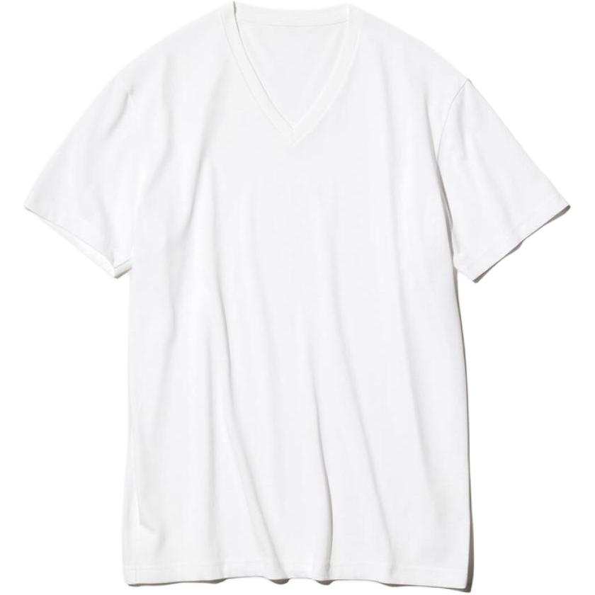 UNIQLO T Shirts Unisex White V Neck