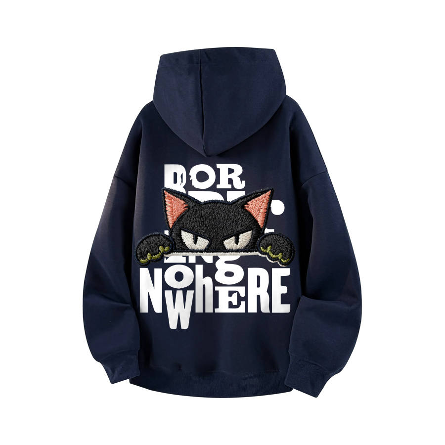 HUANQIU Sweatshirts Unisex Hooded Non Detachable Moderate Heavyweight