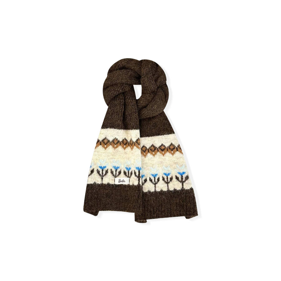 Barbie Barbie Polyester Knit Scarves Unisex