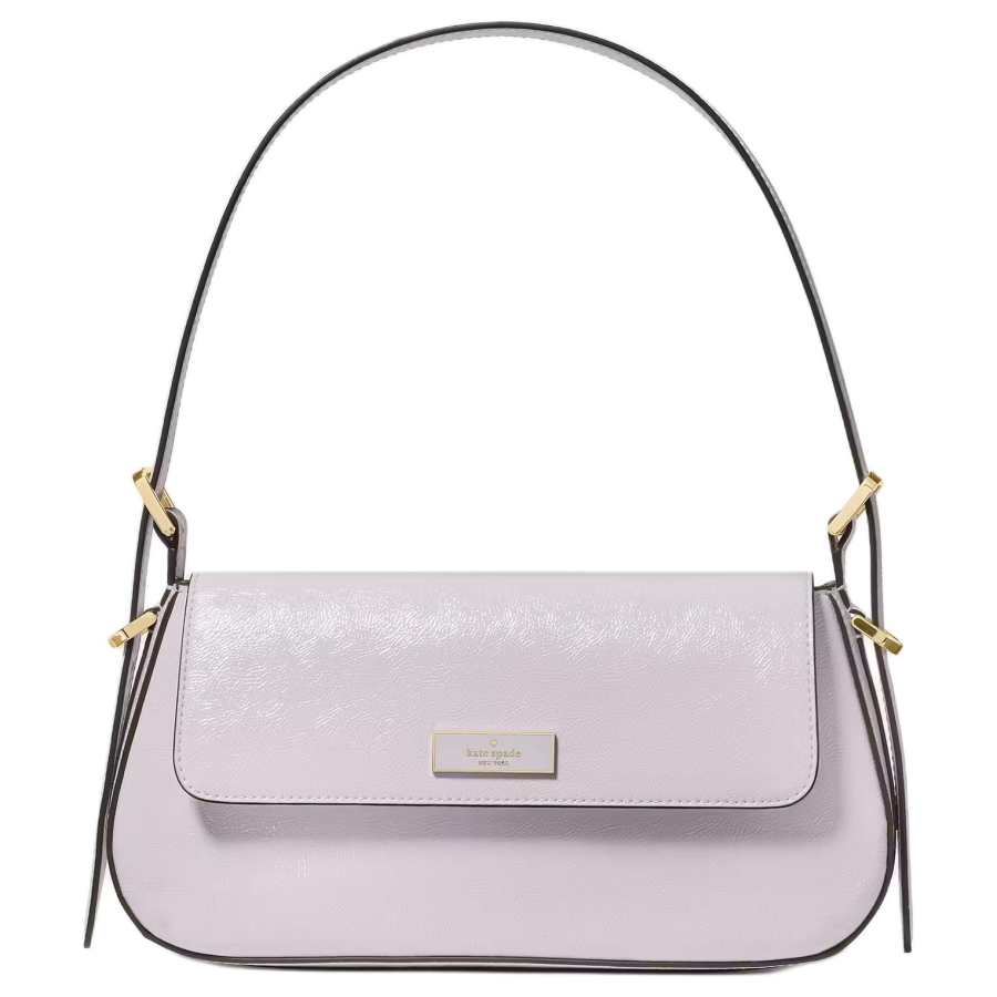 Kate Spade Artificial Leather Shoulder Bag Small Women's Lilac Gray