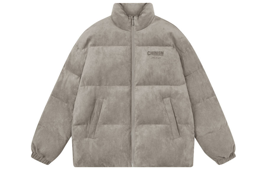 CHINISM Puffer Jackets Unisex Stand Collar Thickened Other