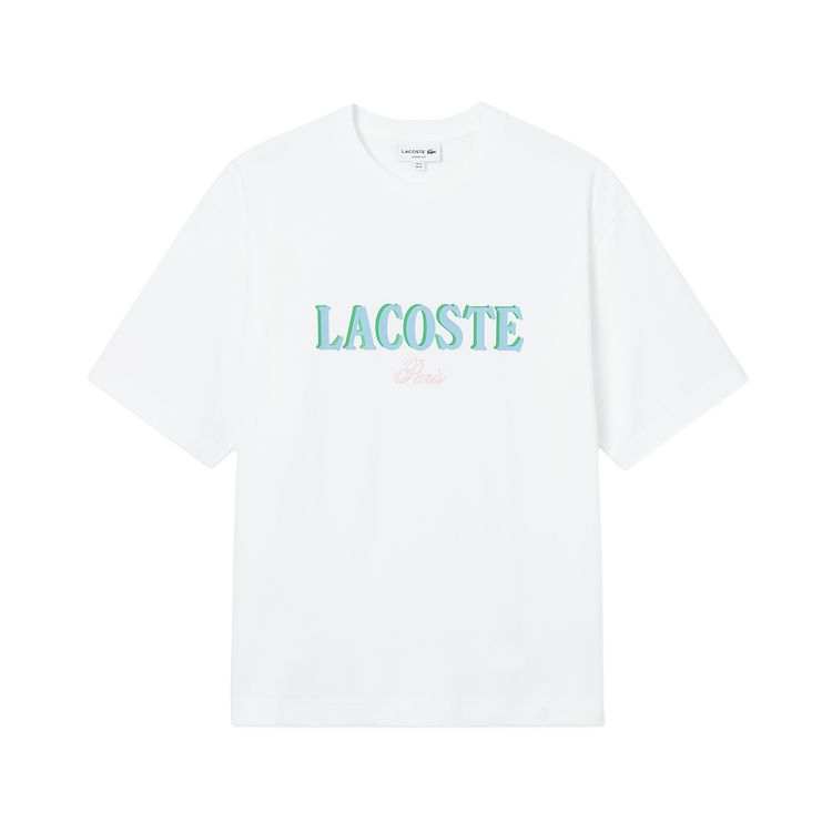 Lacoste Loose Fit Printed Jersey T-Shirt