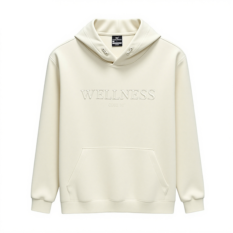 361° Sweatshirts Men's Clear Mist Brown Hooded Non Detachable Moderate Regular