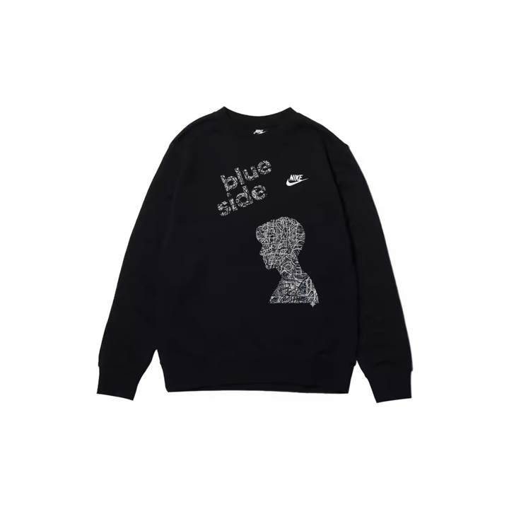 Nike Nike Sweatshirts Men's Black Crew Neck Moderate