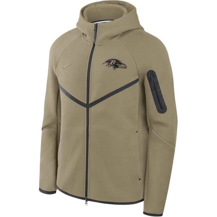 Nike Nike Baltimore Ravens Tech Fleece Windrunner Men's Nike Nfl Full-Zip Hooded Jacket